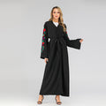 Luxury Embroidered Slim-Fit Cardigan – Premium Modest Elegance for Women