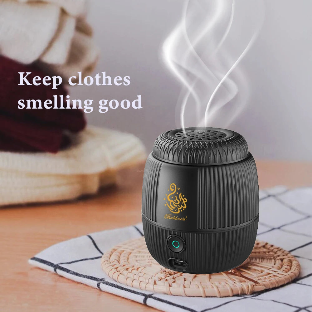Bukhoor Portable Electric Incense Burner – Rechargeable, Bakhoor Diffuser