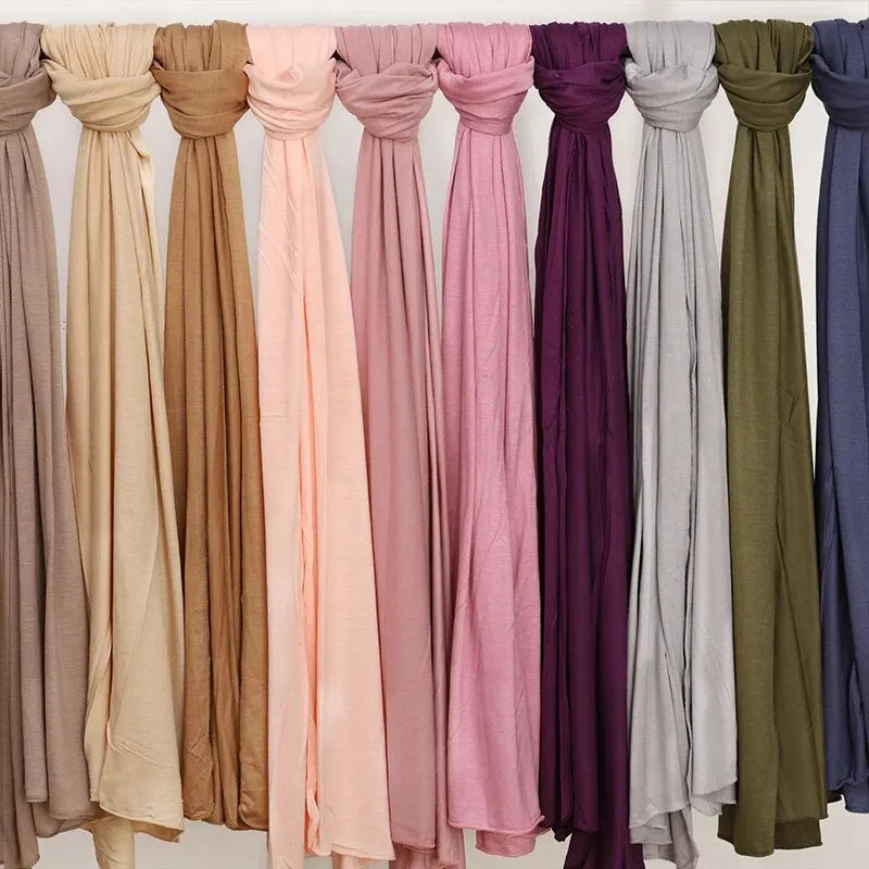 Cotton Hijab – Soft Plain Muslim shilah
