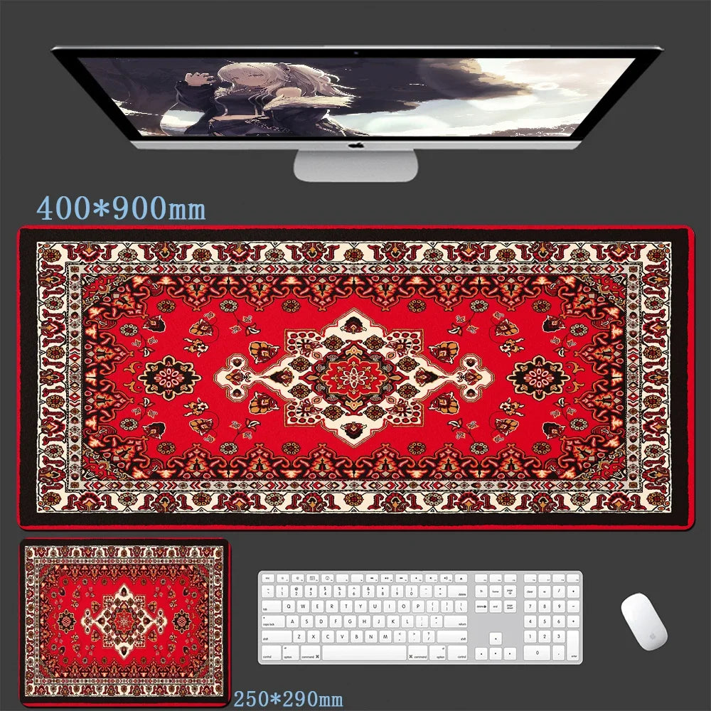 Persian Mouse Pad Office Carpet Gamer Rug Desk
