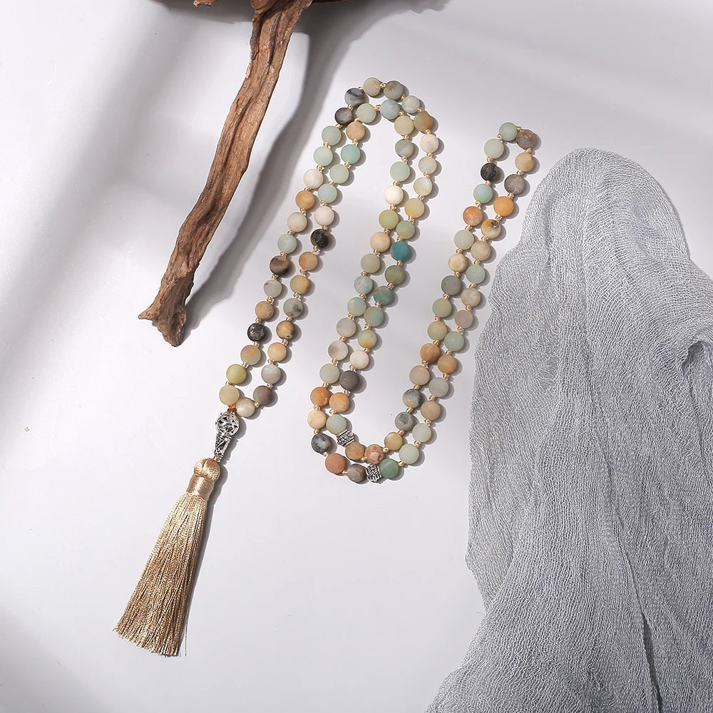 Premium Misbah 99 Beads – 8mm Amazonite Islamic Rosary