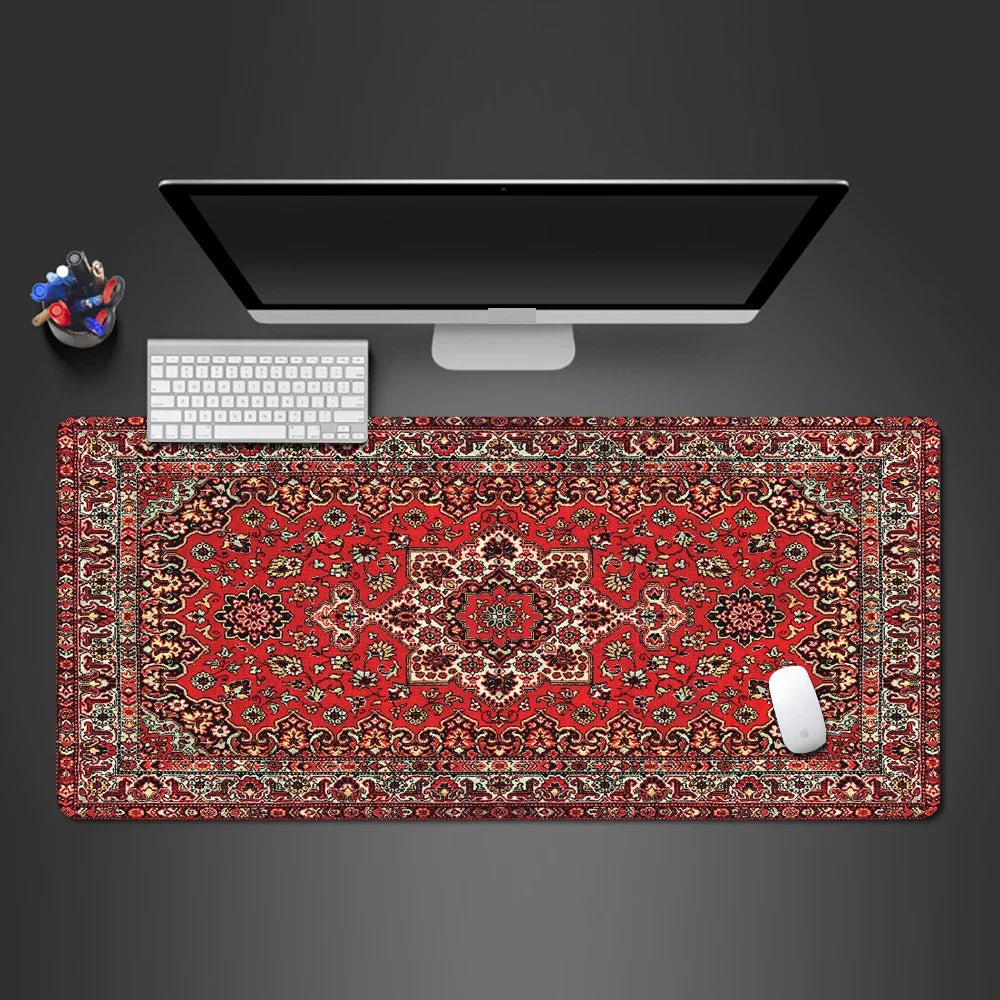 Persian Mouse Pad Office Carpet Gamer Rug Desk